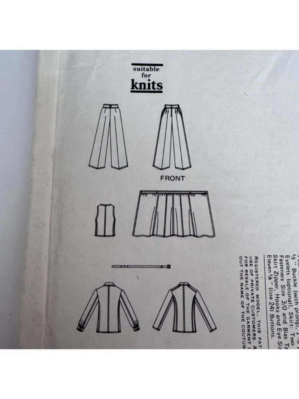 Vogue sewing pattern